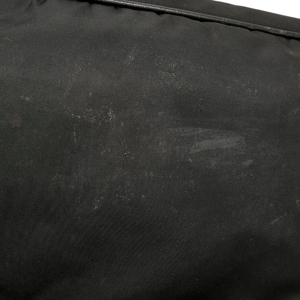 プラダ 斜め掛け ショルダーバッグ  ブラック ナイロン レディース PRADA 【中古】