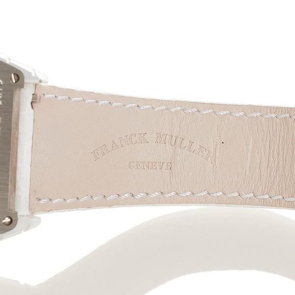 フランクミュラー トノーカーべックス 8880 SC WHT CRO ホワイト レザー ステンレススチール 腕時計 メンズ FRANCK MULLER 自動巻き(手巻付き) ホワイト文字盤 【中古】