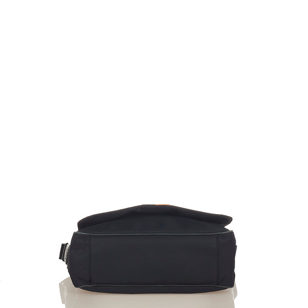 トッズ ショルダーバッグ ネイビー ナイロン レザー メンズ TOD’S 【中古】