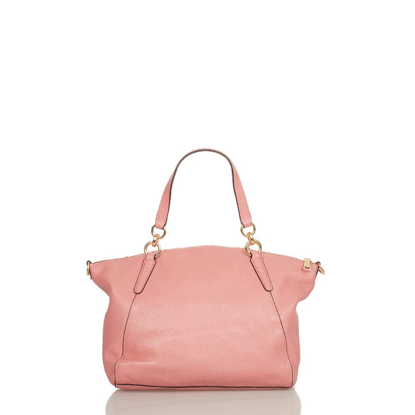 コーチ ウィズフローラル ショルダーバッグ F31077 ピンク レザー レディース COACH 【中古】