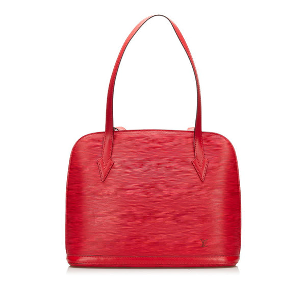 ルイ ヴィトン エピ リュサック トートバッグ ショルダーバッグ M52287 カスティリアンレッド レザー レディース LOUIS VUITTON 【中古】