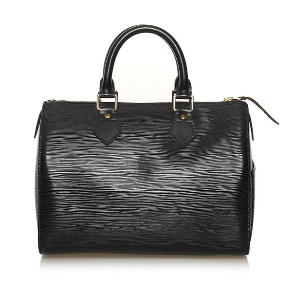 ルイ ヴィトン エピ スピーディ 25 ハンドバッグ ミニボストン M59232 ノワール ブラック レザー レディース LOUIS VUITTON 【中古】
