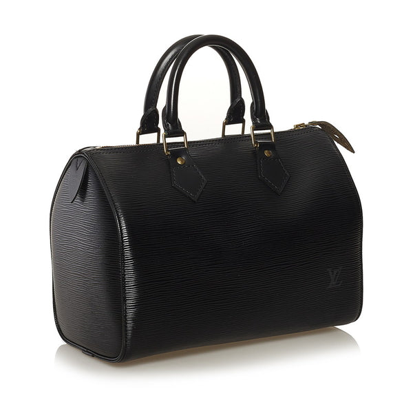 ルイ ヴィトン エピ スピーディ 25 ハンドバッグ ミニボストン M59232 ノワール ブラック レザー レディース LOUIS VUITTON 【中古】