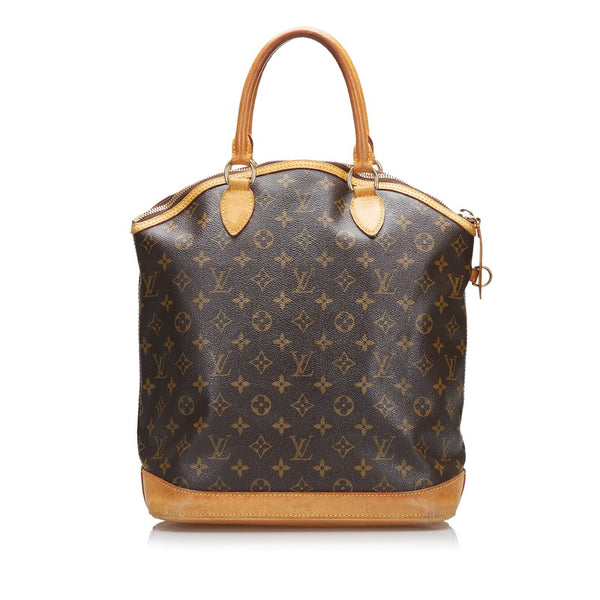 ルイ ヴィトン モノグラム ロックイットMM ハンドバッグ トートバッグ M40606 ブラウン PVC レザー レディース LOUIS VUITTON 【中古】