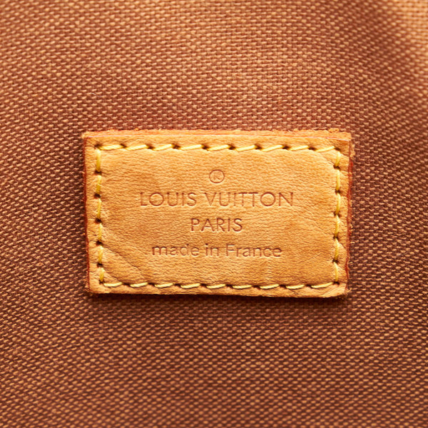 ルイ ヴィトン モノグラム ロックイットMM ハンドバッグ トートバッグ M40606 ブラウン PVC レザー レディース LOUIS VUITTON 【中古】