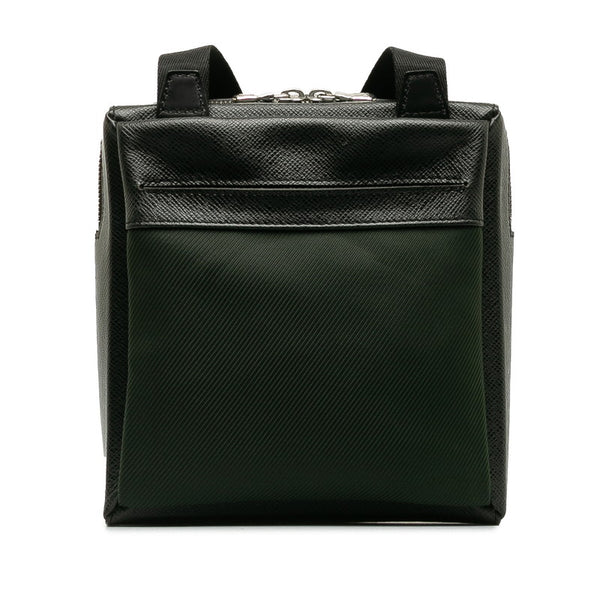 ルイ ヴィトン タイガ サヤン 斜め掛け ショルダーバッグ M30902 ノワール ブラック レザー ナイロン レディース LOUIS VUITTON 【中古】