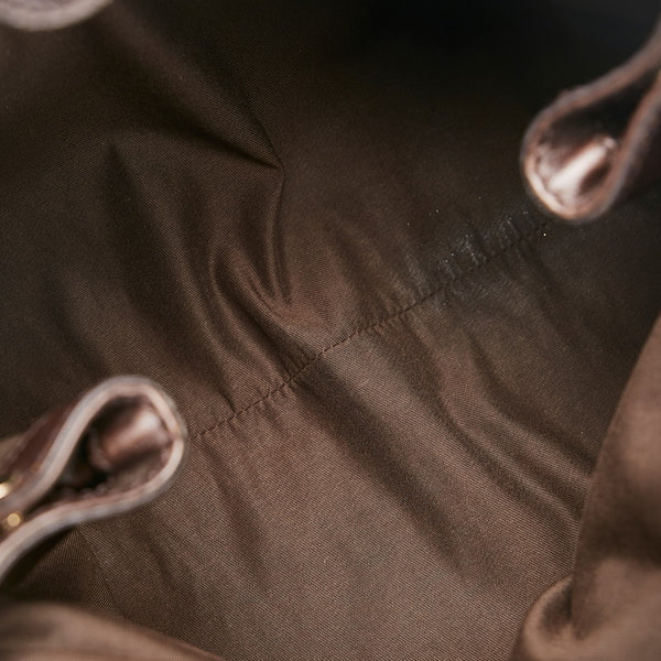 グッチ スーキー ハンドバッグ 211944 ブラウン レザー レディース GUCCI 【中古】