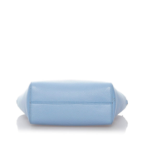 グッチ スイング ハンドバッグ ショルダーバッグ 2WAY 368827 水色 レザー レディース GUCCI 【中古】