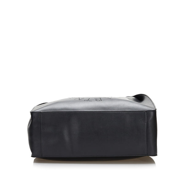ステラマッカートニー パンチングロゴ トートバッグ ハンドバッグ 502793 ブラック ポリエステル レディース Stella McCartney 【中古】