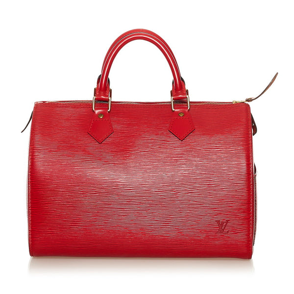 ルイ ヴィトン エピ スピーディ30 ハンドバッグ ミニボストンバッグ M43007 カスティリアンレッド レザー レディース LOUIS VUITTON 【中古】