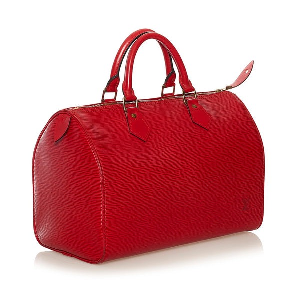 ルイ ヴィトン エピ スピーディ30 ハンドバッグ ミニボストンバッグ M43007 カスティリアンレッド レザー レディース LOUIS VUITTON 【中古】