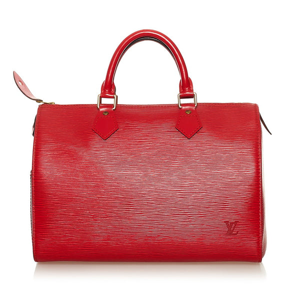 ルイ ヴィトン エピ スピーディ30 ハンドバッグ ミニボストンバッグ M43007 カスティリアンレッド レザー レディース LOUIS VUITTON 【中古】