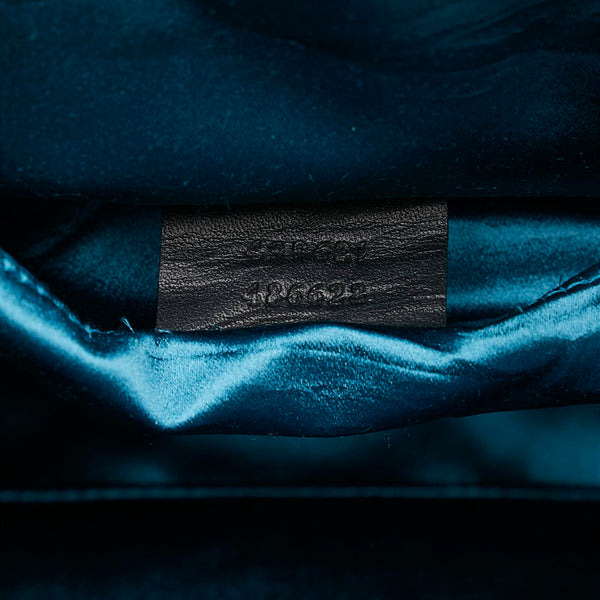 グッチ オフィディア 斜め掛け ショルダーバッグ 499621 レッド ブラック スウェード レザー レディース GUCCI 【中古】