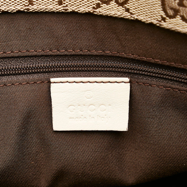 グッチ ハンドバッグ トートバッグ 170004 ホワイト レザー レディース GUCCI 【中古】