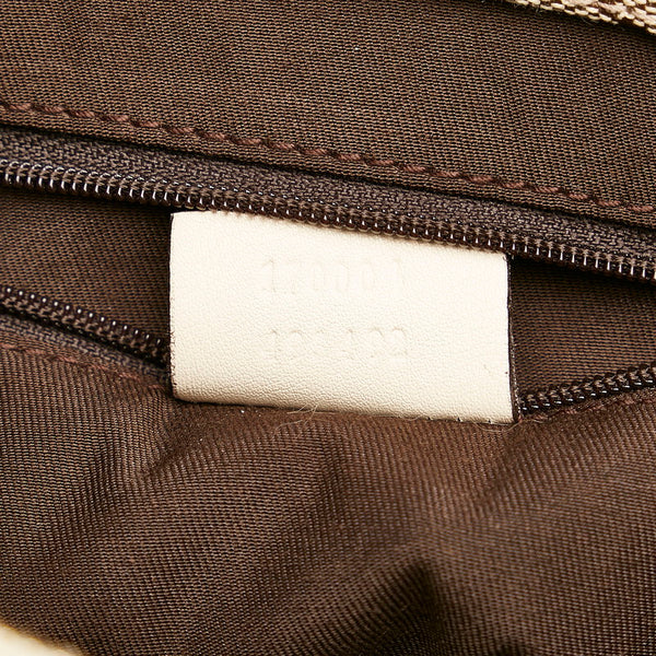 グッチ ハンドバッグ トートバッグ 170004 ホワイト レザー レディース GUCCI 【中古】