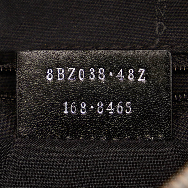 フェンディ モンスター リュック バックパック 8BZ038 ブラック ナイロン レザー ファー  レディース FENDI 【中古】