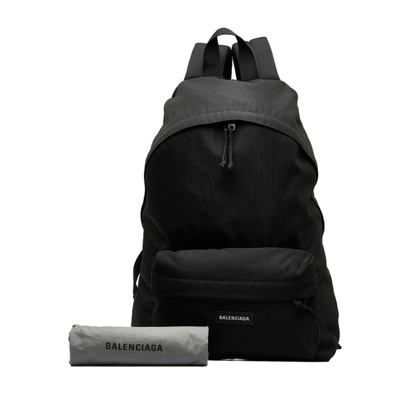 バレンシアガ エクスプローラー ロゴ リュック バックパック 503221 ブラック ナイロン メンズ BALENCIAGA 【中古】