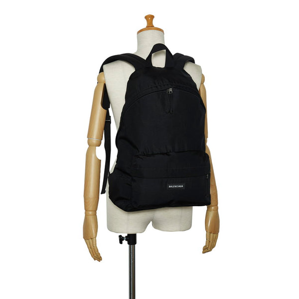 バレンシアガ エクスプローラー ロゴ リュック バックパック 503221 ブラック ナイロン メンズ BALENCIAGA 【中古】