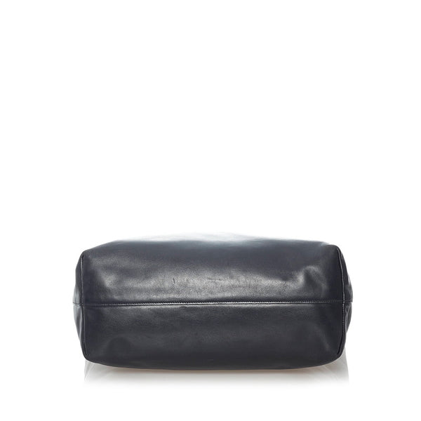 プラダ トートバッグ ショルダーバッグ 2WAY ブラック レザー メンズ PRADA 【中古】