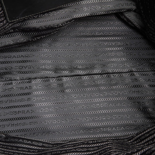 プラダ トートバッグ ショルダーバッグ 2WAY ブラック レザー メンズ PRADA 【中古】