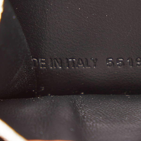 バレンシアガ エブリデイ 三つ折り財布 551921 シルバー ラメ レザー レディース BALENCIAGA 【中古】