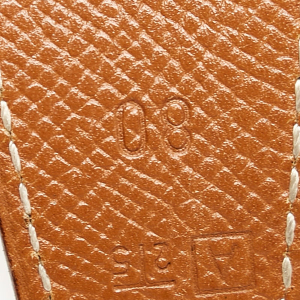 エルメス リバーシブル ブラウン ブラック レザー ベルト レディース HERMES □A刻印 【中古】