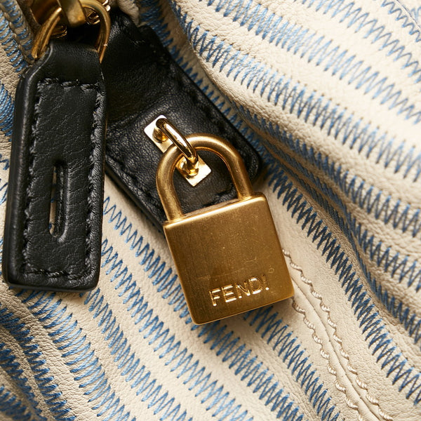 フェンディ ショルダーバッグ 8BN232 マルチカラー キャンバス レザー レディース FENDI 【中古】