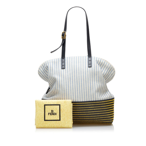 フェンディ ショルダーバッグ 8BN232 マルチカラー キャンバス レザー レディース FENDI 【中古】