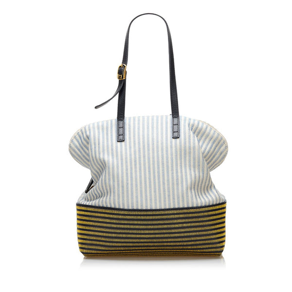 フェンディ ショルダーバッグ 8BN232 マルチカラー キャンバス レザー レディース FENDI 【中古】