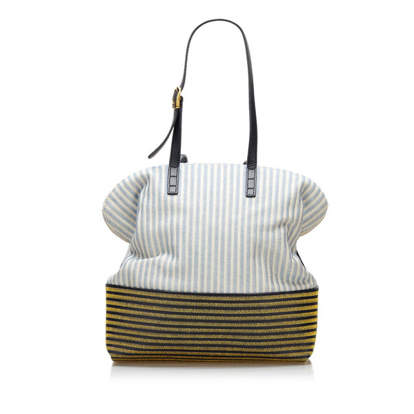 フェンディ ショルダーバッグ 8BN232 マルチカラー キャンバス レザー レディース FENDI 【中古】