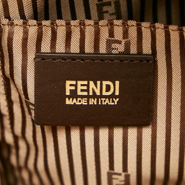 フェンディ ショルダーバッグ 8BN232 マルチカラー キャンバス レザー レディース FENDI 【中古】