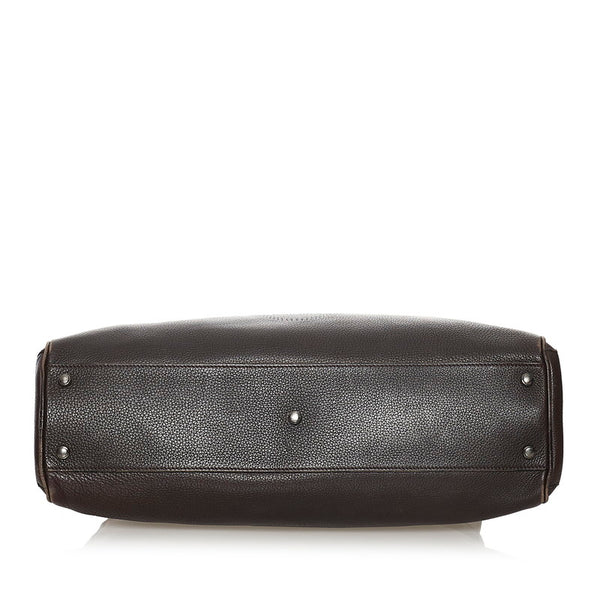 カルティエ マルチェロ ハンドバッグ ショルダーバッグ 2WAY ブラウン レザー レディース CARTIER 【中古】