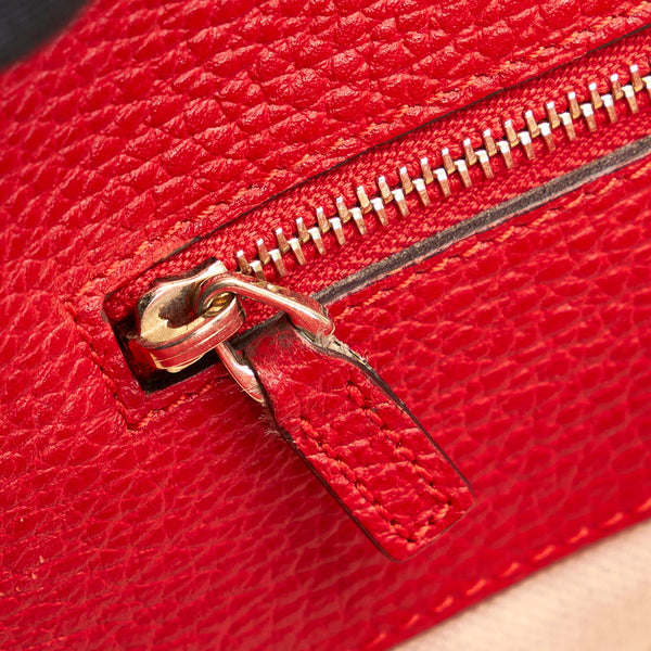 グッチ スウィング ラージ トートバッグ 354397 レッド レザー レディース GUCCI 【中古】