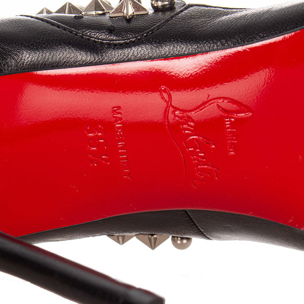 クリスチャンルブタン スタッズ パンプス ブラック レザー レディース Christian Louboutin 【中古】
