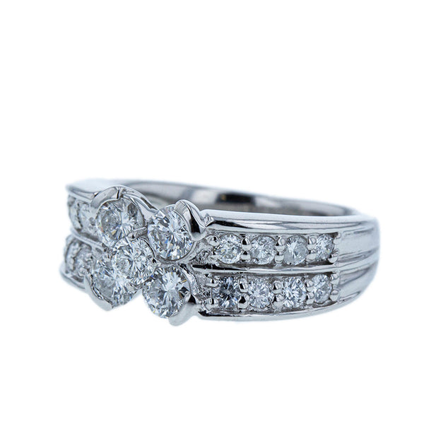 Pt900 プラチナ ダイヤ1.06ct リング 指輪 レディース 9.5号 【中古】
