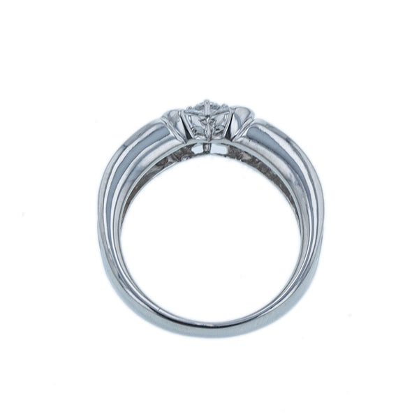 Pt900 プラチナ ダイヤ1.06ct リング 指輪 レディース 9.5号 【中古】