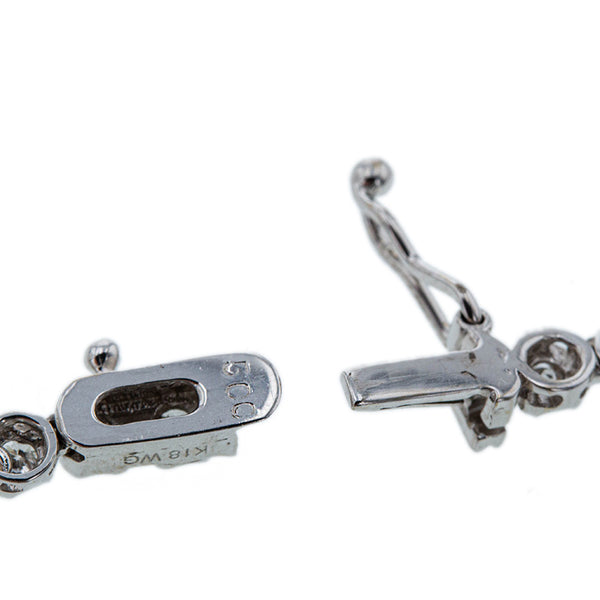 K18WG ホワイトゴールド ダイヤ5.00ct テニス ネックレス レディース 【中古】