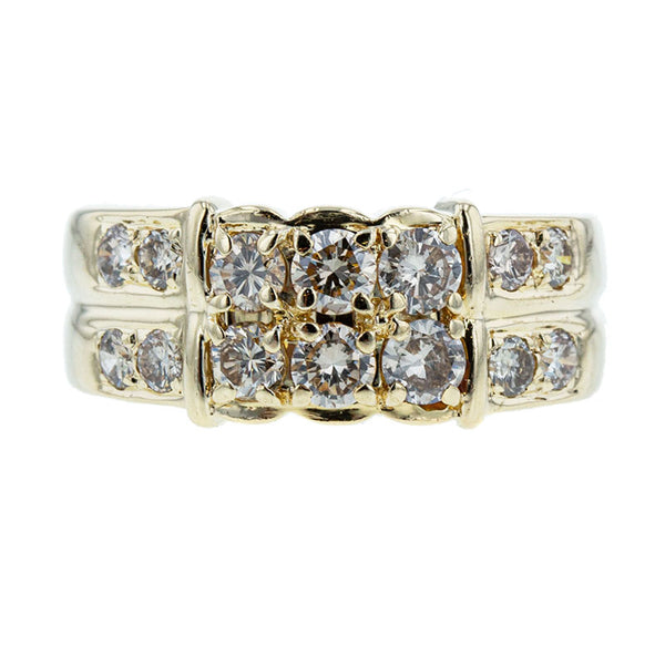 K18YG イエローゴールド ダイヤ1.0ct リング 指輪 レディース 13.5号 【中古】