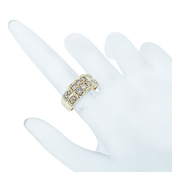 K18YG イエローゴールド ダイヤ1.0ct リング 指輪 レディース 13.5号 【中古】
