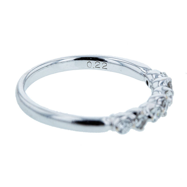 スタージュエリー K18WG ホワイトゴールド ダイヤ0.22ct リング 指輪 レディース STAR JEWELRY 9号 【中古】