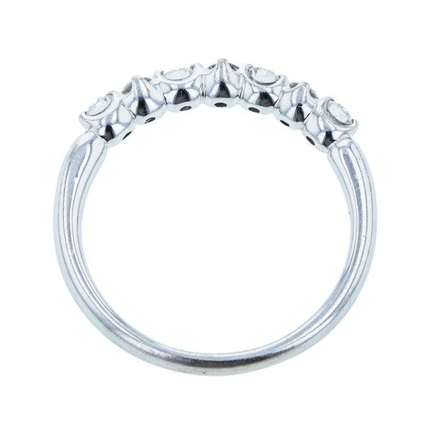 スタージュエリー K18WG ホワイトゴールド ダイヤ0.22ct リング 指輪 レディース STAR JEWELRY 9号 【中古】