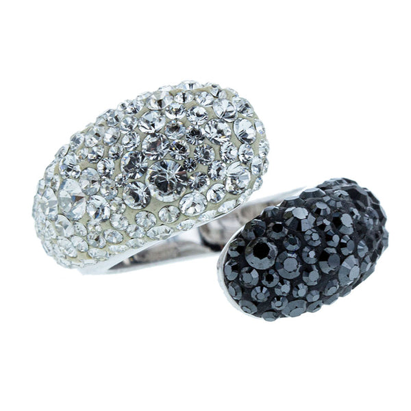 スワロフスキー シルバー メタル リング 指輪 レディース SWAROVSKI 11号 【中古】