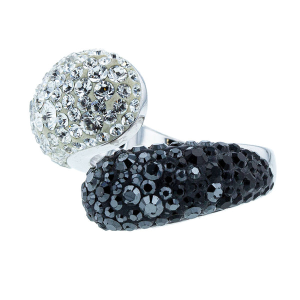 スワロフスキー シルバー メタル リング 指輪 レディース SWAROVSKI 11号 【中古】