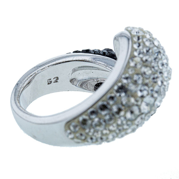 スワロフスキー シルバー メタル リング 指輪 レディース SWAROVSKI 11号 【中古】