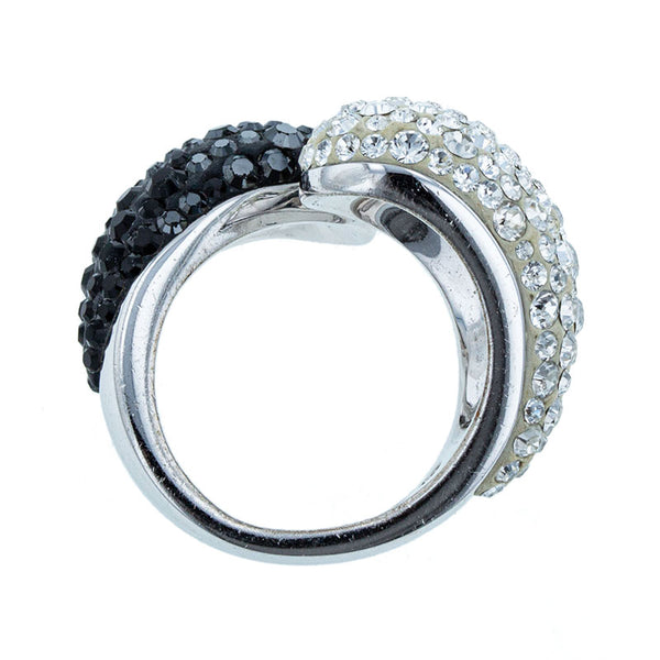 スワロフスキー シルバー メタル リング 指輪 レディース SWAROVSKI 11号 【中古】