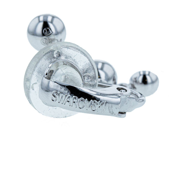 スワロフスキー シルバー メタル イヤリング レディース SWAROVSKI 【中古】