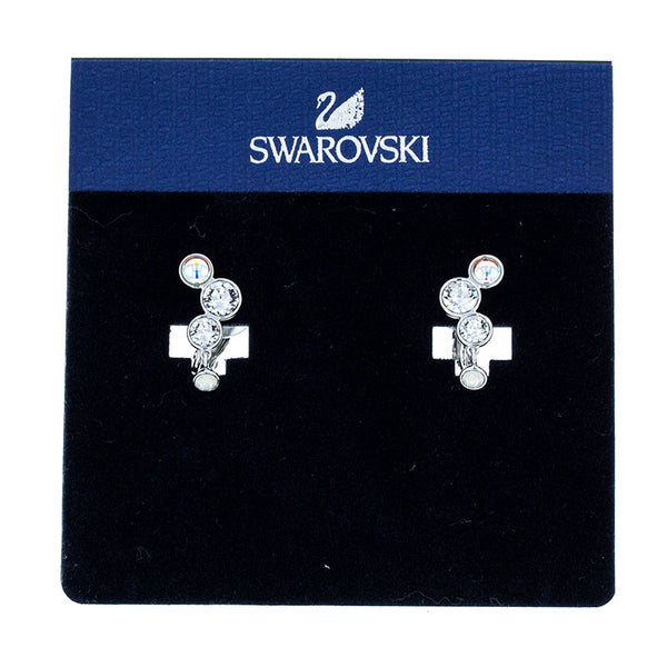 スワロフスキー シルバー メタル イヤリング レディース SWAROVSKI 【中古】