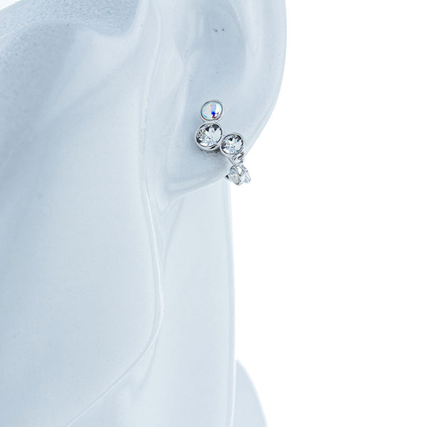 スワロフスキー シルバー メタル イヤリング レディース SWAROVSKI 【中古】