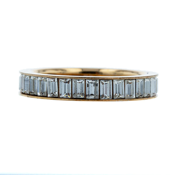 スワロフスキー リング 指輪 ゴールド メッキ レディース SWAROVSKI 【中古】