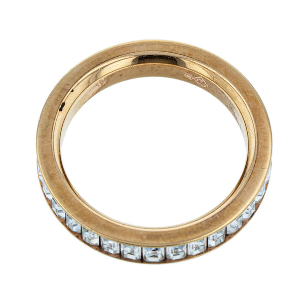 スワロフスキー リング 指輪 ゴールド メッキ レディース SWAROVSKI 【中古】